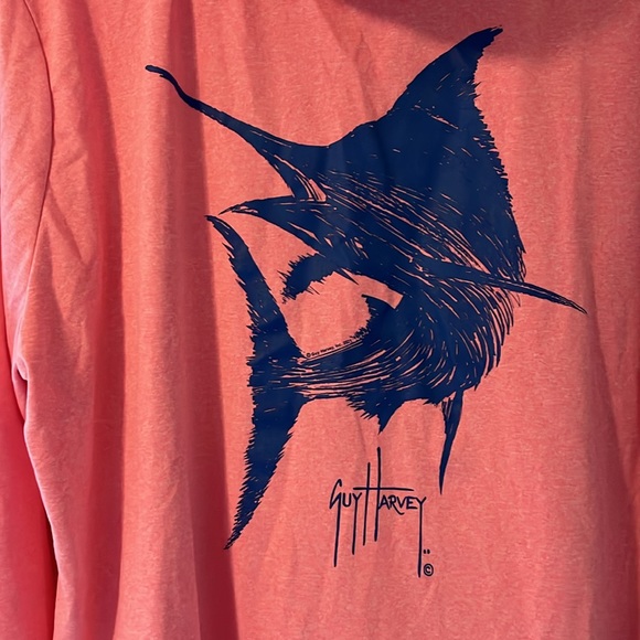 Pink Guy Harvey Hoodie | XXL - Picture 4 of 4